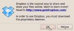 Хотя приложение установлено, каждый пользователь должен интегрировать каталог Dropbox в свою собственную систему папок